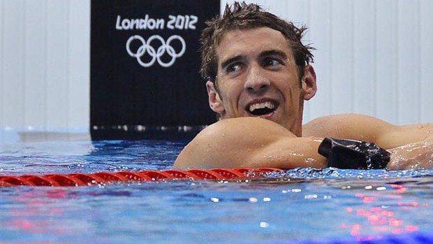 Michael Phelps natação 4x200 Olimpíadas 2012 (Foto: Reuters)