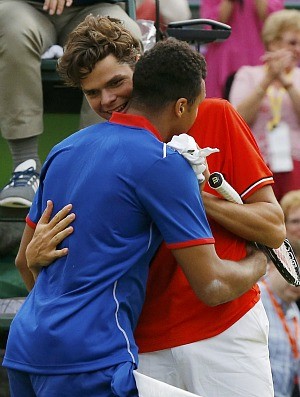 Jo-Wilfried Tsonga tênis Wimbledon Londres 2012 2r Milos Raonic (Foto: Reuters)