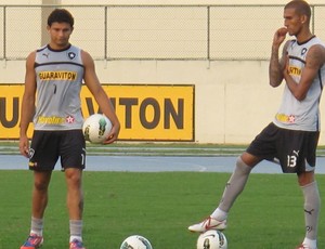 Elkeson treino Botafogo (Foto: Thales Soares / Globoesporte.com)