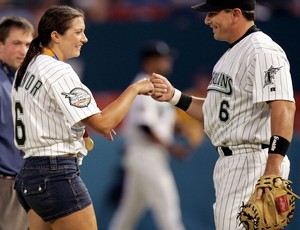 vôlei de praia misty may treanor ao lado do marido Matt Treanor (Foto: Agência Getty Images)