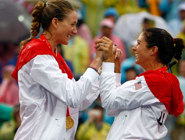 vôlei de praia misty may treanor kerri walsh pequim (Foto: Agência Getty Images)