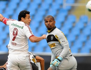 Fred e Jefferson, Botafogo x Fluminense (Foto: Dhavid Normando / Photocamera)