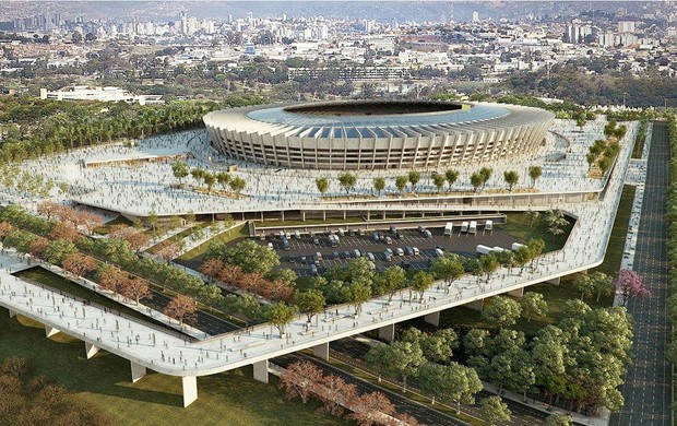 Maquete Mineirão (Foto: Divulgação / Secopa)