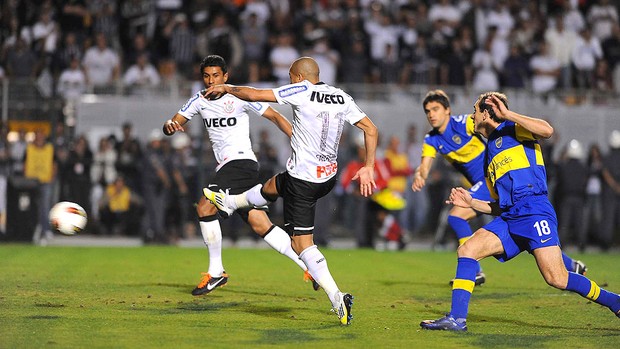 Emerson, Corinthians x Boca Juniors (Foto: Marcos Ribolli  / Globoesporte.com)