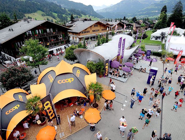 Grand Slam de Gstaad Súiça resort vôlei de praia (Foto: Divulgação / FIVB)