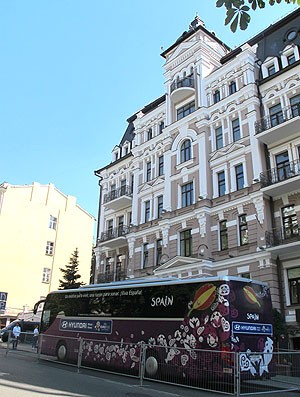 hotel da Espanha final Eurocopa (Foto: Marcos Felipe / Globoesporte.com)