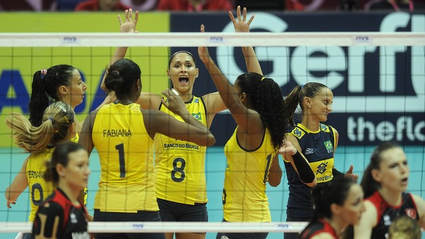 Brasil vence a Turquia (Foto: Divulgação/FIVB)