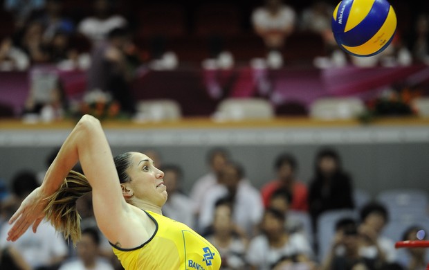 Thaisa é a maior pontuadora do Brasil diante da Turquia (Foto: Divulgação/FIVB)