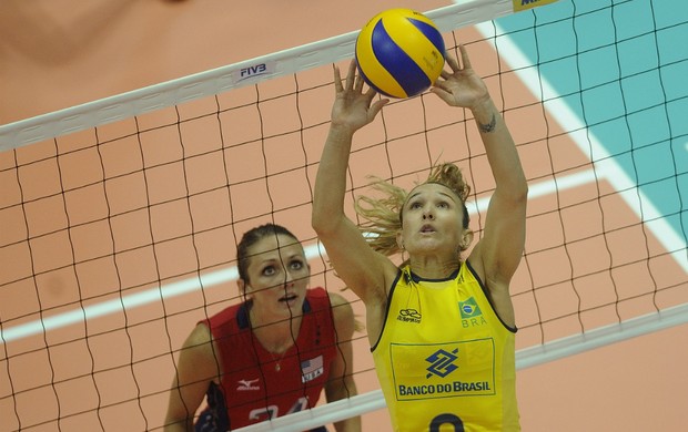 Brasil x EUA, grand Prix (Foto: FIVB / Divulgação)