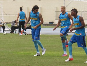 loco abreu botafogo maicosuel (Foto: Thales Soares/GLOBOESPORTE.COM)