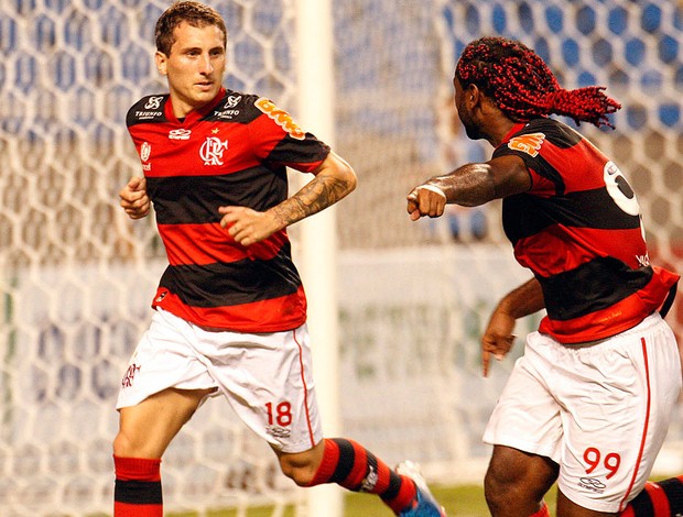 Bottinelli, Comemoração, Flamengo x Santos (Foto: Márcia Feitosa / Vipcomm)