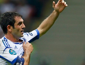 karagounis grécia gol rússia eurocopa 2012 (Foto: Agência Reuters)