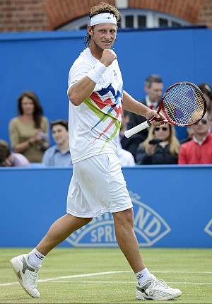 David Nalbandian tênis Queen's semis (Foto: Reuters)