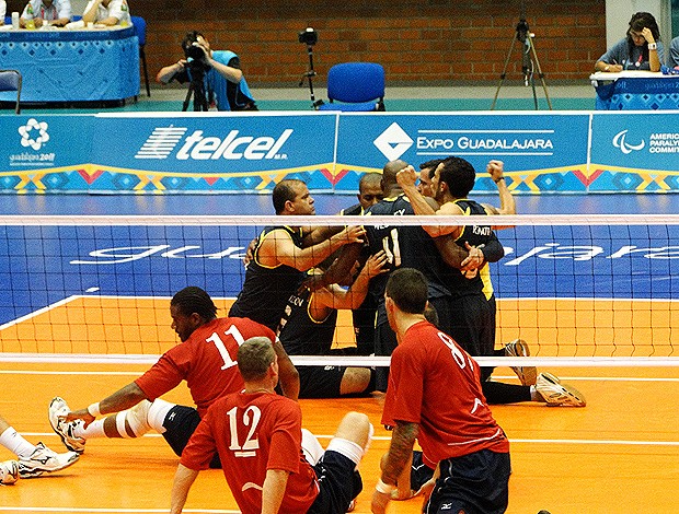 vôlei sentado parapan guadalajara (Foto: Helena Rebello/Globoesporte.com)