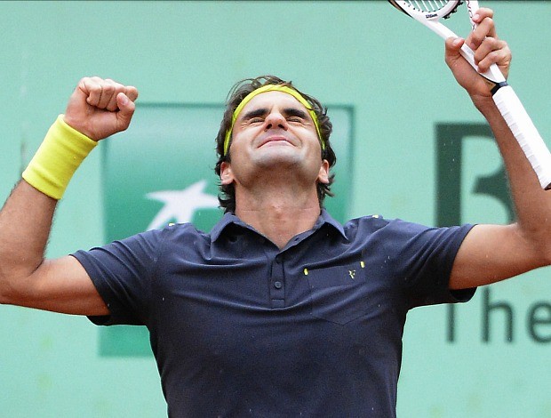 Roger Federer tênis Roland Garros quartas (Foto: AFP)