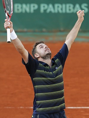 Stanislas Wawrinka tênis Roland Garros 3r (Foto: AP)