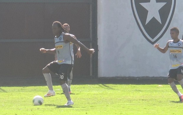 Andrezinho treino botafogo (Foto: André Casado / Globoesporte.com)