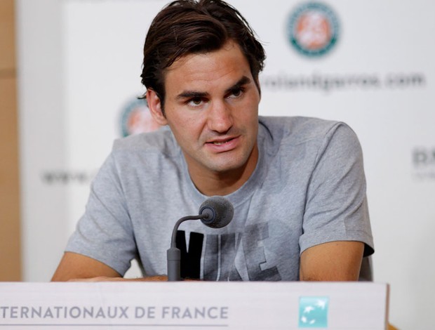 tênis roger federer coletiva roland garros (Foto: Agência Reuters)