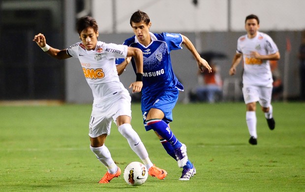 Neymar Santos x Velez (Foto: Marcos Ribolli / Globoesporte.com)