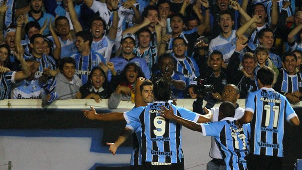 grêmio bahia copa do brasil olímpico miralles moreno gol (Foto: Lucas Uebel/Grêmio FBPA)