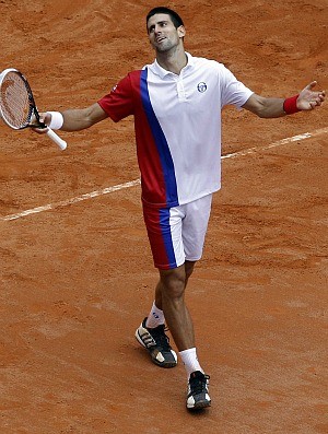 Novak Djokovic tênis Roma final (Foto: Reuters)