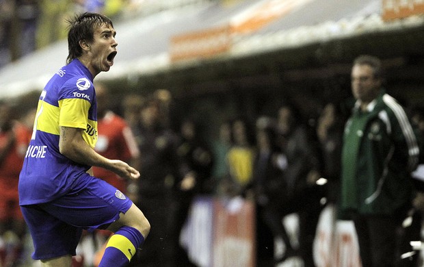 Pablo Mouche, Boca Juniors x Fluminense (Foto: Agência EFE)