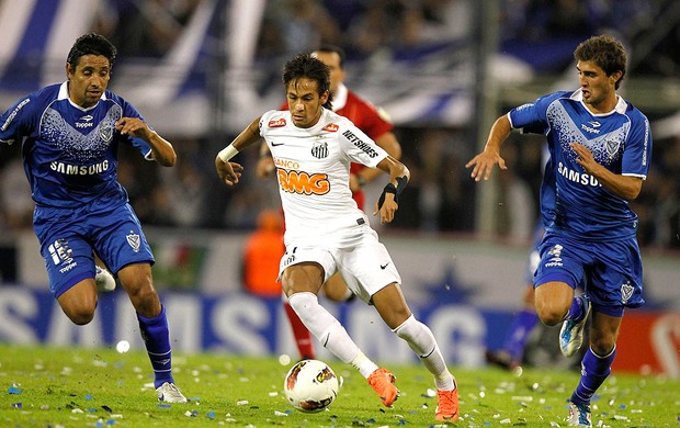 Neymar, Velez x Santos (Foto: Agência Reuters)