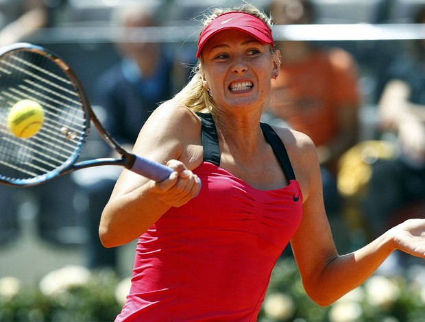 Maria Sharapova tênis Roma 2r (Foto: AP)