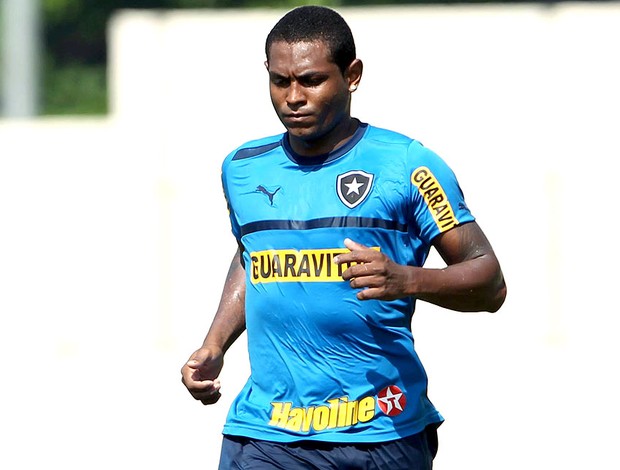 Jobson no treino do Botafogo (Foto: Jorge William / Ag. O Globo)