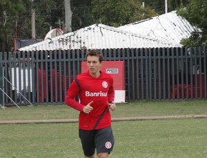 Dagoberto treino Inter (Foto: Tomás Hammes / GLOBOESPORTE.COM)