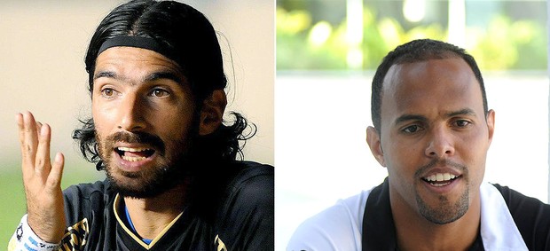 Montagem - Loco Abreu X Alecsandro (Foto: Editoria de Arte / Globoesporte.com)