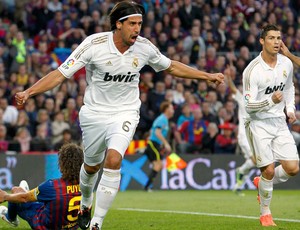 Sami Khedira gol Real Madrid (Foto: Reuters)