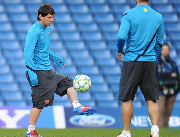 messi treino barcelona (Foto: Getty Images)