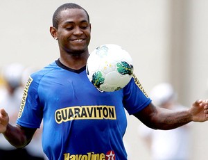 Jobson no treino do Botafogo (Foto: Marcos Trisão / Ag. O Globo)