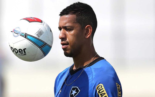 Antônio Carlos no treino do Botafogo (Foto: Satiro Sodré / Divulgação Agif)