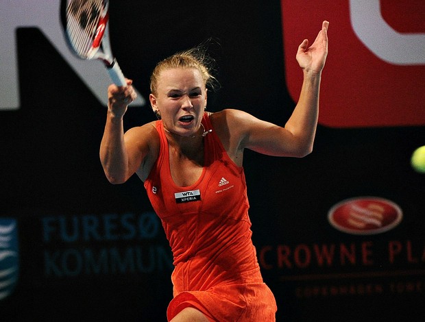 Caroline Wozniacki tênis Copenhague 1r (Foto: EFE)