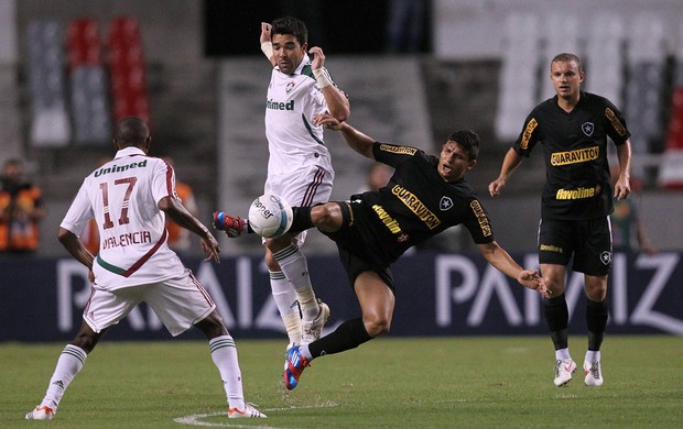 elkeson deco marcelo mattos valencia fluminense x botafogo (Foto: Fernando Soutello/AGIF)