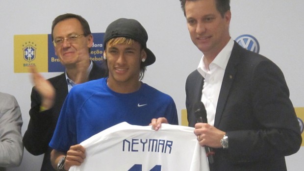 neymar santos Volkswagen (Foto: Marcelo Hazan / GloboEsporte.com)