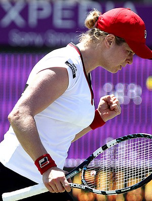 Kim Clijsters tênis Miami 2r (Foto: AP)