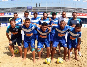 futebol de areia Cruzeiro x Botafogo Mundial de Clubes (Foto: Gaspar Nobrega / Inovafoto)