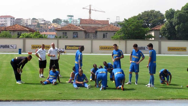 Reservas Botafogo no treino (Foto: André Gustavo Casado da Costa / globoesporte.com)