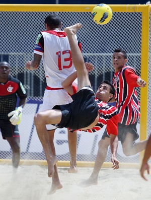 São Paulo Flamengo futebol de areia (Foto: William Lucas/Inovafoto)