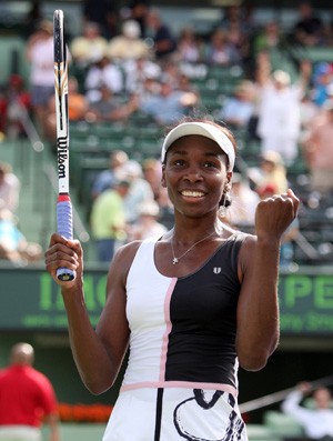 Venus Williams tênis Miami 1r (Foto: AP)