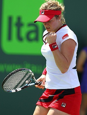 Kim Clijsters tênis Miami 1r (Foto: Getty Images)