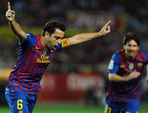 xavi sevilla x barcelona (Foto: AFP)