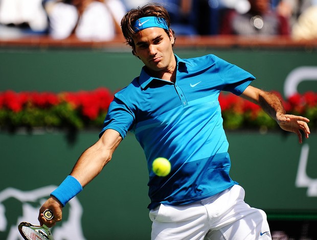 Roger Federer tênis Indian Wells quartas (Foto: AFP)