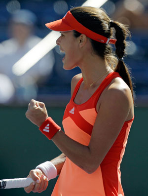 Ana Ivanovic tênis Indian Wells quartas (Foto: AP)