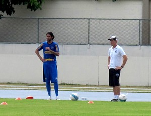 loco abreu botafogo treino (Foto: André Casado / Globoesporte.com)