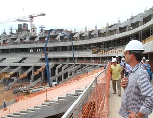 Arena do Grêmio obras (Foto: Juliano Kracker, Divulgação)