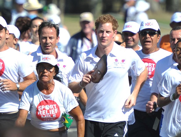 corrida príncipe harry aterro do flamengo (Foto: Agência AFP)